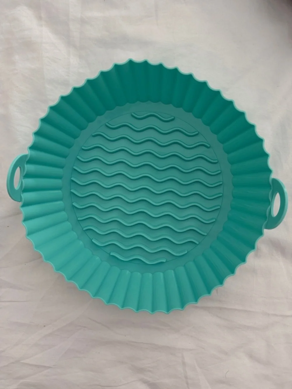 Silicone Nonstick Airfryer liner - Teal 8inch
